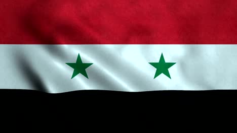 4k seamless loopable flag of syria