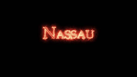 nassau written with fire. loop