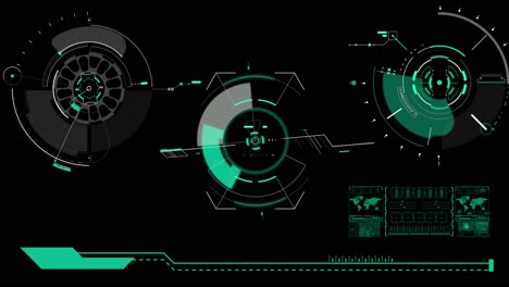 scifi futuristic hud dashboard display virtual reality technology screen