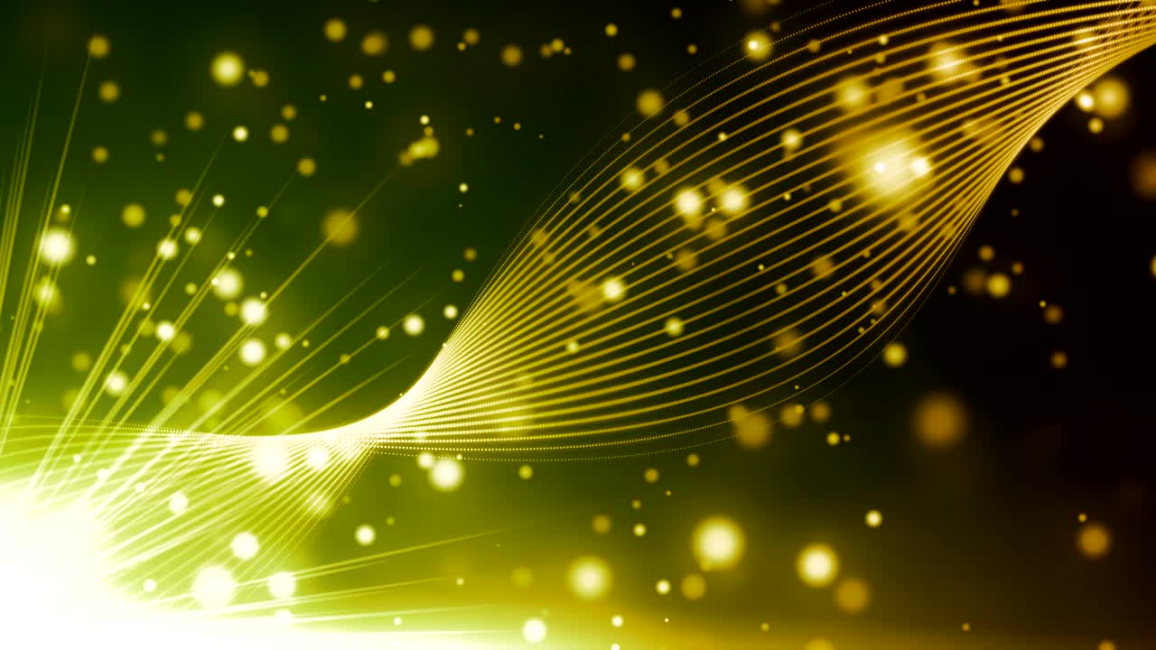 녹색 입자 파동