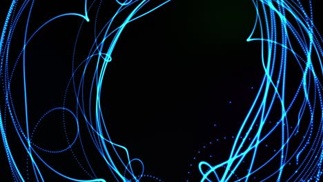 glowing waved lines, abstract background
