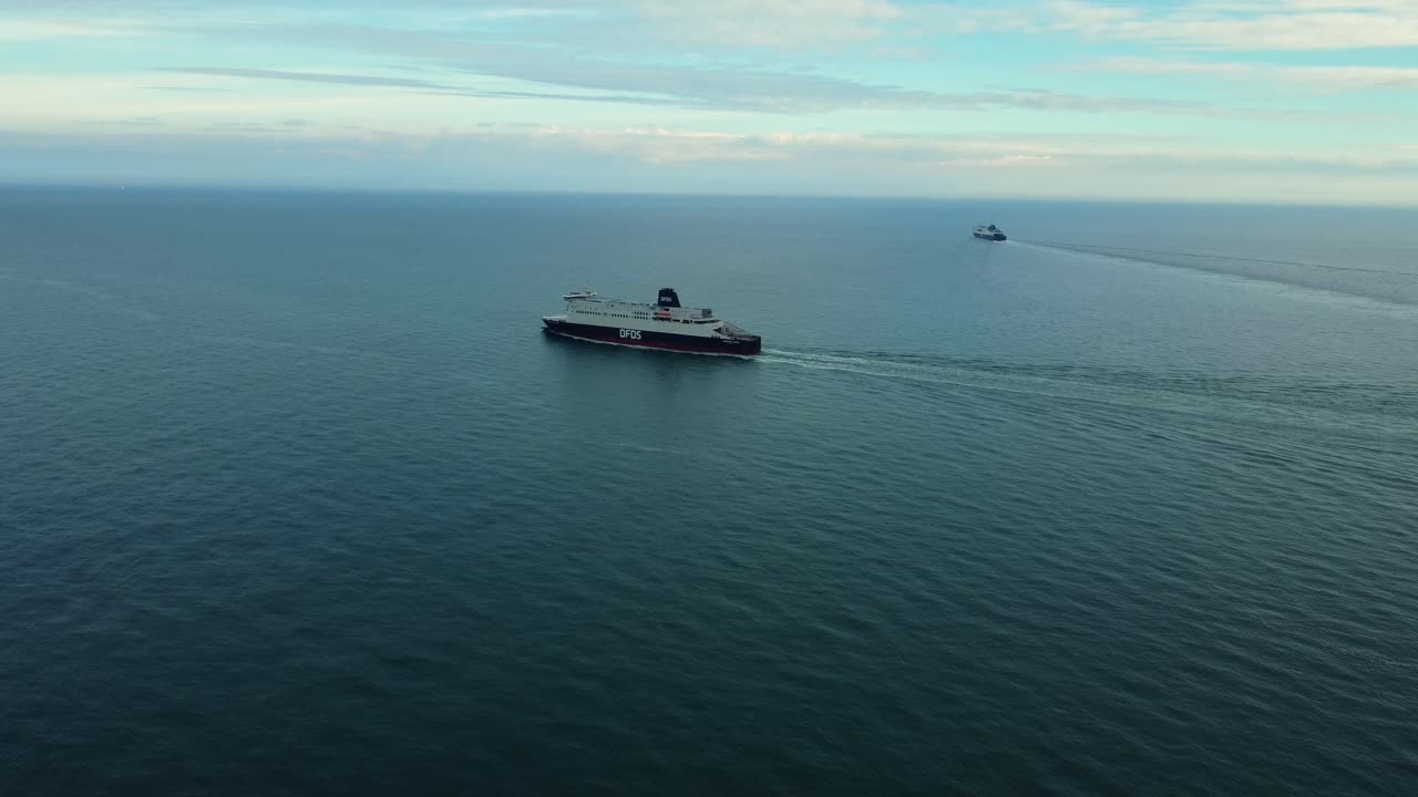Ferries on the Open Sea