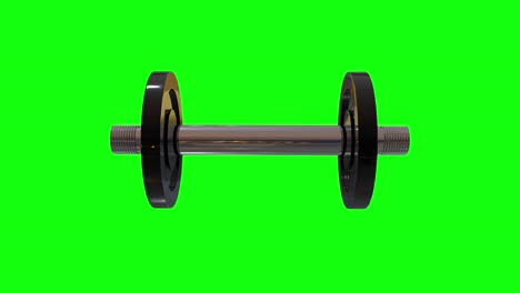 8 animazioni peso barbell manubrio schermo verde