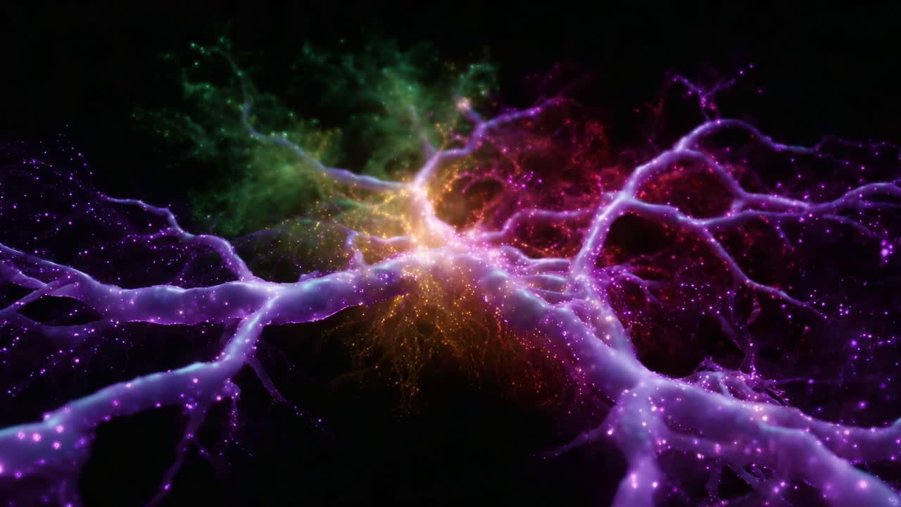 Exploring the Cosmic Energy Network: A Journey Through Vibrant Cosmic Connections and Ethereal Light Manifestations Representing Galactic Interactions