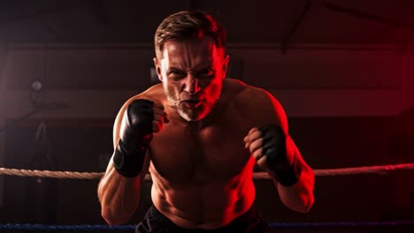 an intense boxing training session highlights exceptional determination and skill, all taking place in a dynamic gym environment