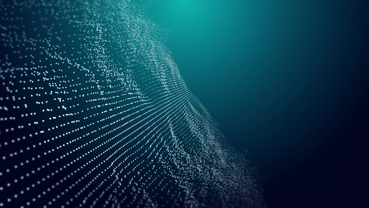 Abstract dots form grid matrix