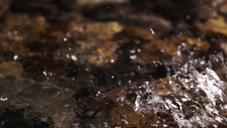 water flowing in a river