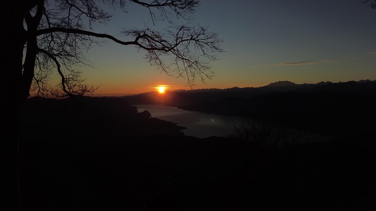 once upon a time there was a mountain where the sunset was called golden hour, in this place there was a young man, searcher and digital nomad or filmmaker that with his drone was dedicated sunset