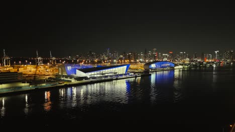 aerial view of miami skyview