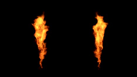 fire concept design on black background