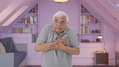 Sick-Indian-old-man-having-a-heart-attack