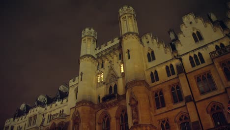 static shot of st margaret's church in london, england in the united kingdom. filmed in 4k, 50 frames per second and in rec709 color space.