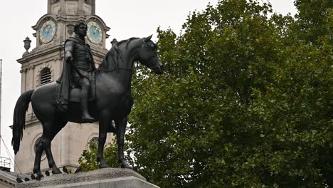 equestrian statue of king george iii in london