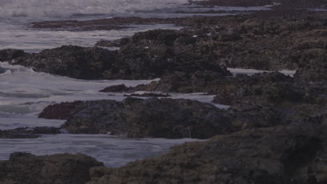 slow motion of the tide filling in