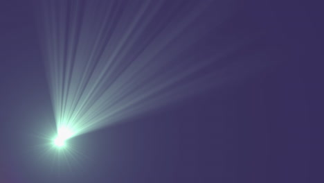 animación del texto de la lucha con luz brillante sobre fondo azul