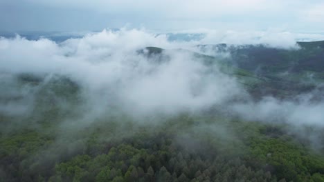 The-foggy-aerial-view-of-Banska-Bystrica-is-a-perfect-representation-of-the-serene-and-peaceful-beauty-of-the-Slovakian-landscape,-perfect-for-looking-to-capture-the-unique-and-tranquil-atmosphere