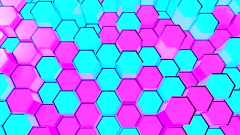 Abstract Sci-Fi Honeycomb Grid.