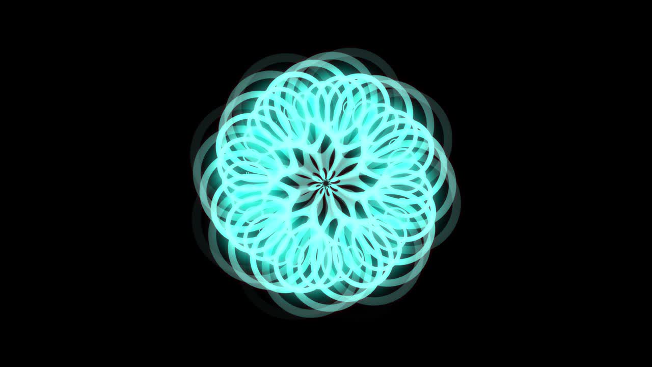 animación de formas geométricas abstractas. un fondo lleno de imaginación y creatividad. el fondo es negro. el color es verde.