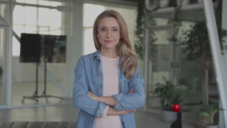 Business-mature-female-looking-at-camera.-Portrait.-International-Women's-Day.