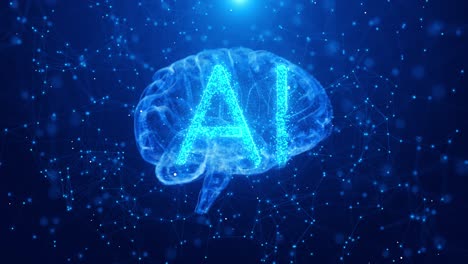 dynamic brain circuit board data ai brain technology infographic background futuristic artificial