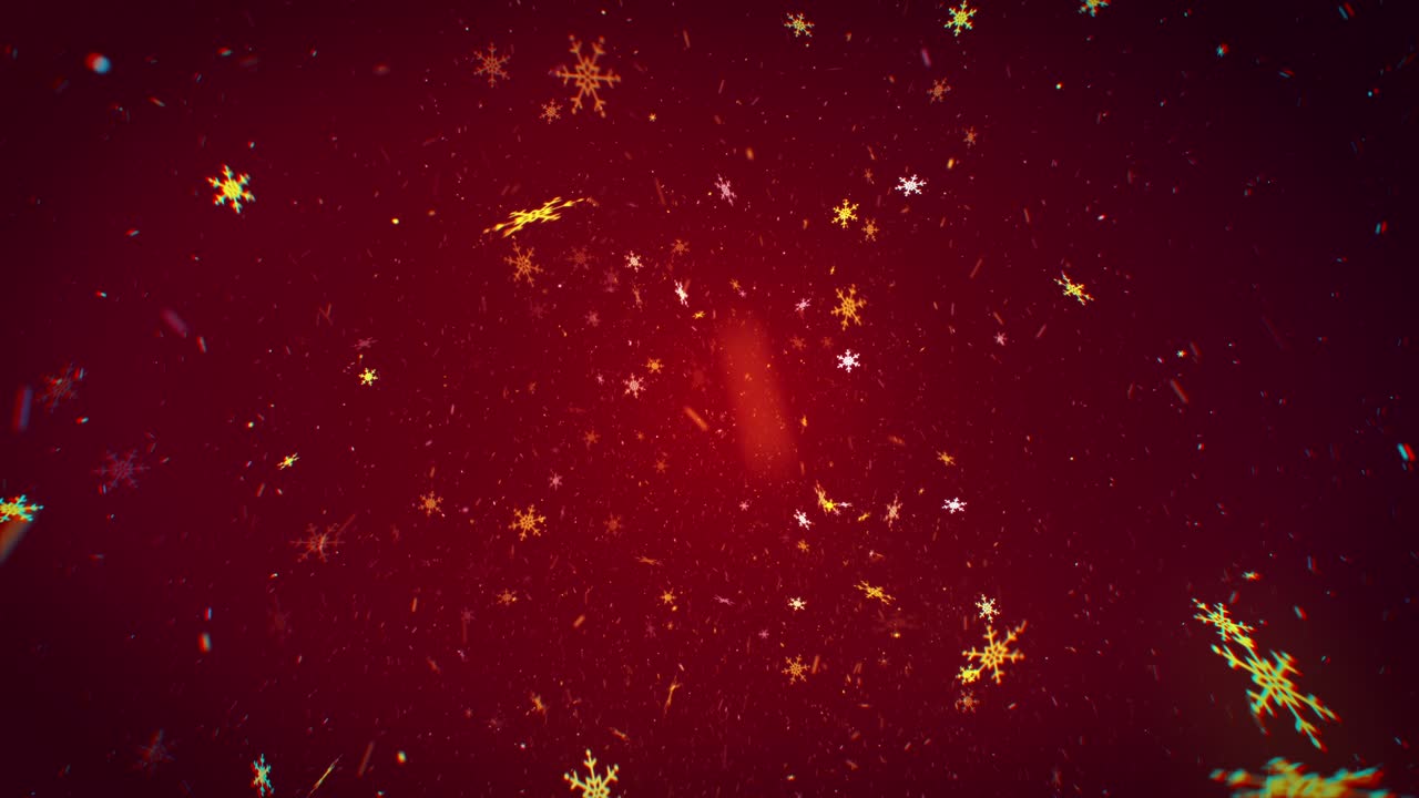 황금색 눈 어리 빛나는 별 먼지 보케 글리터 상 먼지 추상적인 배경 미래주의적 빛나는 공간에서 빨간색 그라디언트 배경