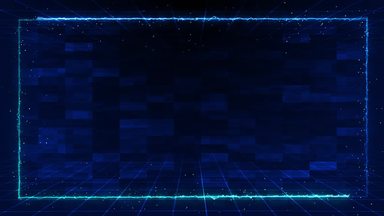 Futuristic blue hud interface animation motion graphic user interface display screen motion graphic