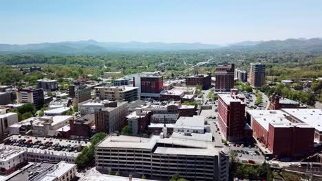 Asheville-Nc,-Antena-Del-Horizonte-De-Asheville-Carolina-Del-Norte