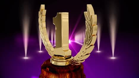 Animation-of-first-place-award-trophy-at-floodlit-winners'-prize-giving-ceremony