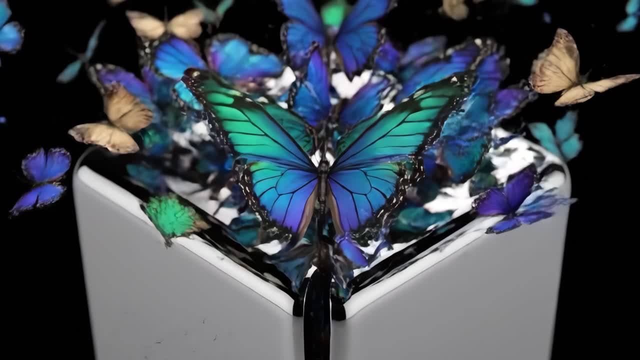 Abstract Chrome Cube with Liquid Splash