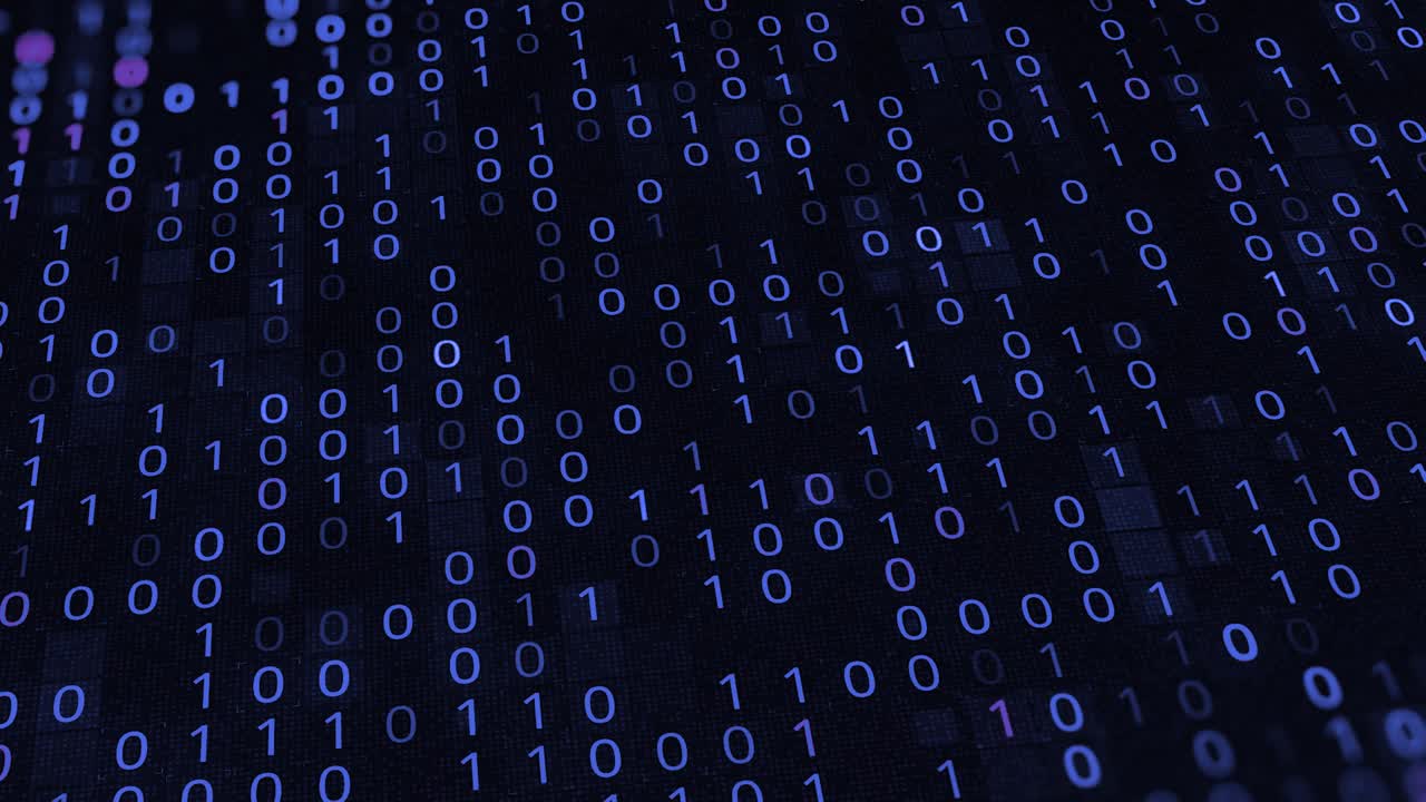 Fondo de código binario
