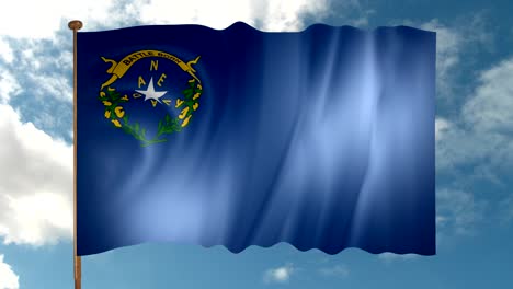 bandera del estado de nevada