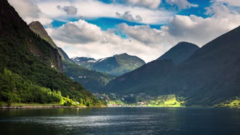 Timelapse-Geiranger-fjord-Norway