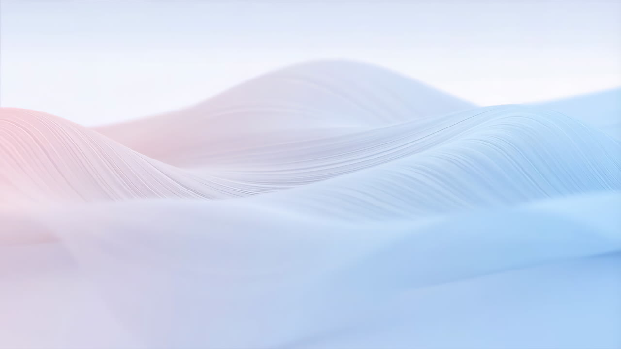 Soft Pastel Gradient Abstract Waves Background | Premium Stock Video ...