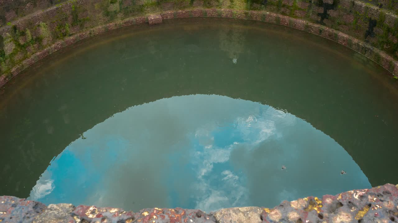 잘 timelapse 움직이는 구름 푸른 하늘