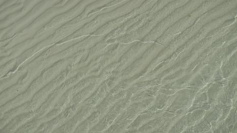 sand ripples created by shallow waves