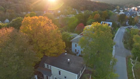 gay pride flag hangs at home in small