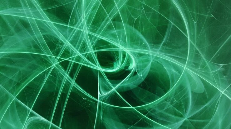 Static electricity in stasis green fusion plasma globe, endless seamless looping energy vortex