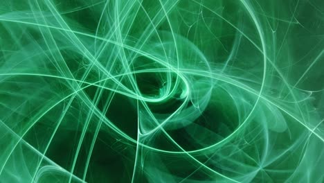 electricidad estática en globo de plasma de fusión verde de estasis, vórtice de energía sin fin sin fin