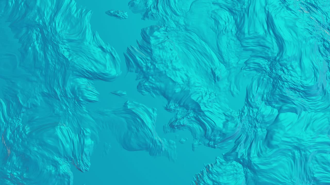 애니메이션 반사와 함께 추상적인 액체, 파동 및 파동 운동 배경.