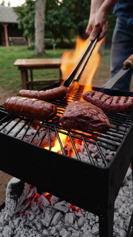 delicious outdoor barbecue