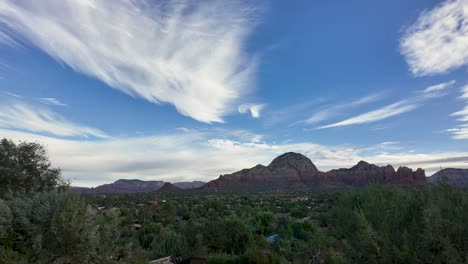 sedona, az thunder mountain. motionlapse left to right