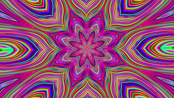 Spellbinding pattern light transformations iridescent background