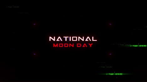 National-Moon-Day-on-computer-screen-with-glitch-effect