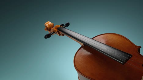 primer plano de un violín