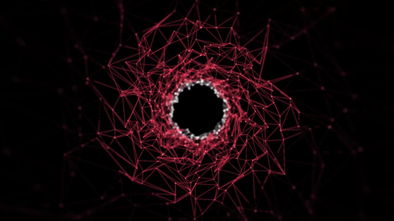 Abstract tunnel motion background 4k