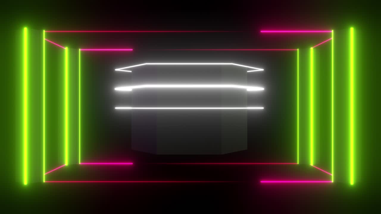 네온 기하학적 구조