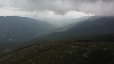 Aerial-shot-of-Grand-Conway,-NH