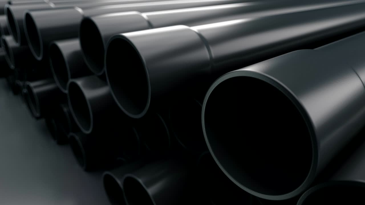 tuberías de enchufe de plástico en el almacén