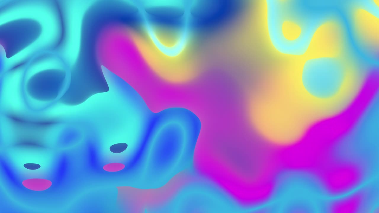 abstracto gradiente líquido fondo ondulado movimiento video.4k animación