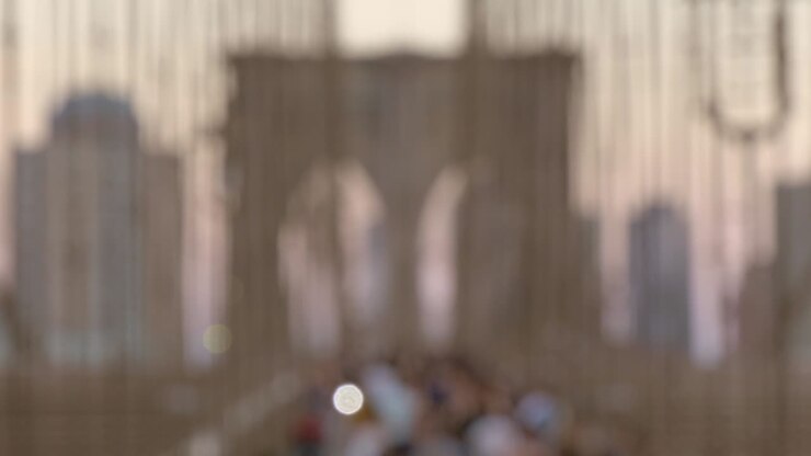 Out Of Focus Brooklyn Bridge